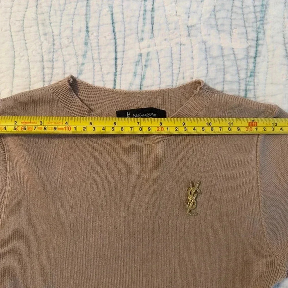 Trendy knitted crop top - Picture 3 of 4